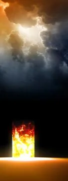 Door to hell イラスト素材