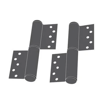 Door hinge icon Illustrazione stock