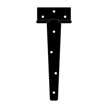 Door hinge icon Illustrazione stock