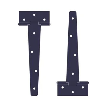 Door hinge icon Illustrazione stock