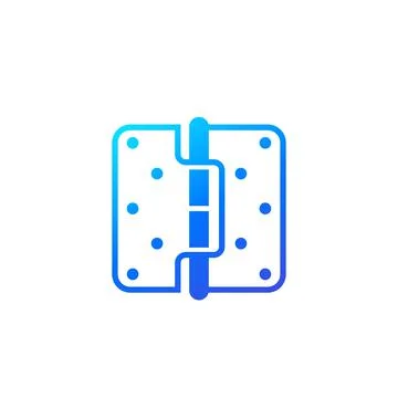 Door hinge icon, vector design Stock Illustration