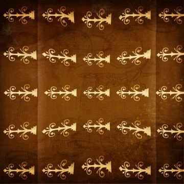 Door hinge vintage pattern ephemera 12x12 digital paper Stock Illustration