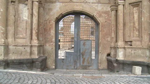 Door of History Stock Footage 46089286