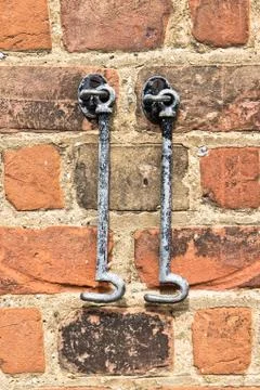 Door hooks Foto stock