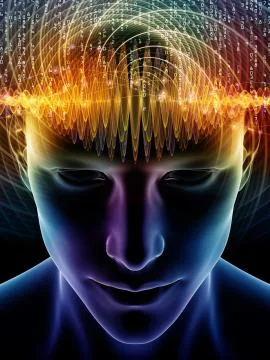 Door to Human Mind 스톡 일러스트