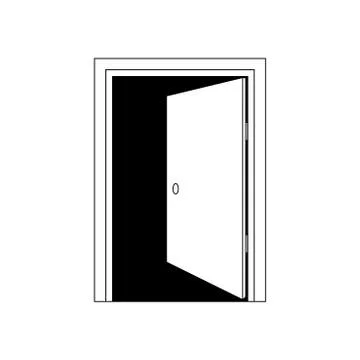 Door icon. Enter or exit symbol. 库存插图