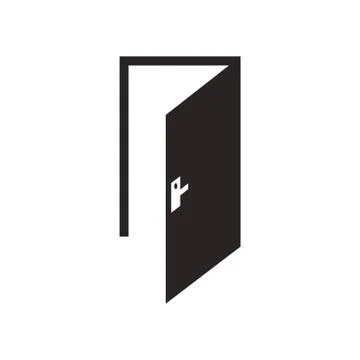 Door icon. Stock Illustration