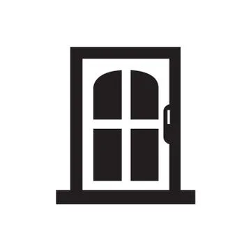 Door icon Stock Illustration