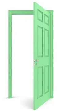 The door. Stock Illustration