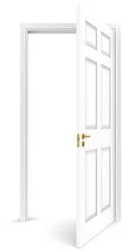 The door. Stock Illustration