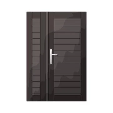 Door  illustration Ilustración de archivo