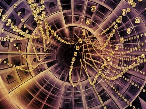 Door to Infinity Stock Illustration