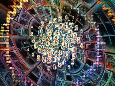 Door to Infinity Stock Illustration