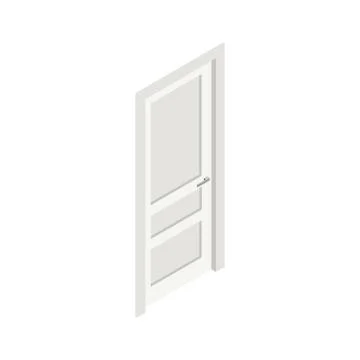 Door isometric icon. Stock Illustration