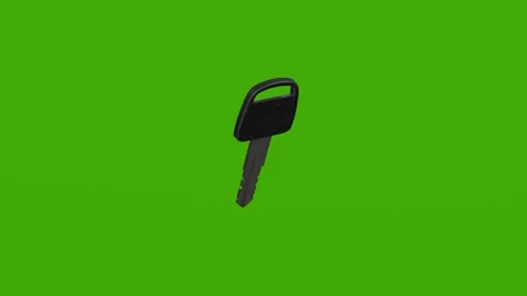 The door key rotates on the green screen Stock Footage 279078462
