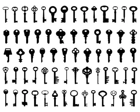 Door keys Stock Illustration