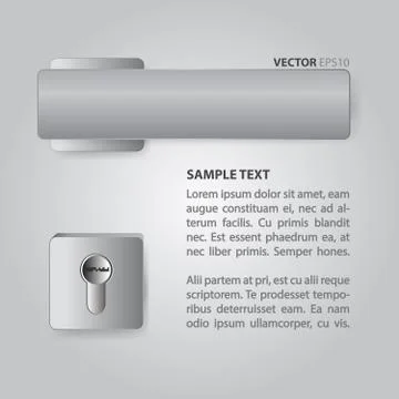 Door knob Stock Illustration