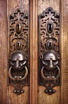 Door knobs Foto stock