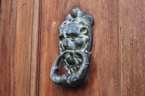Door knocke Stock Photos