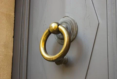 Door knocke Stock Photos
