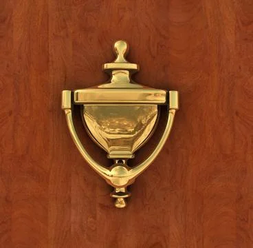 Door knocker Foto stock