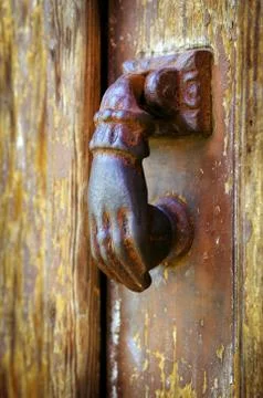 Door knocker Stock Photos