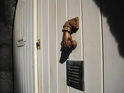 Door knocker Foto stock