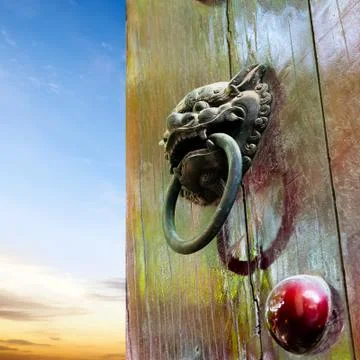 Door knocker Stock Photos