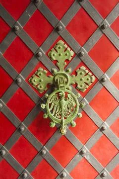 Door knocker Foto stock