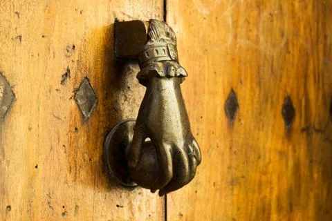 Door knocker Foto stock