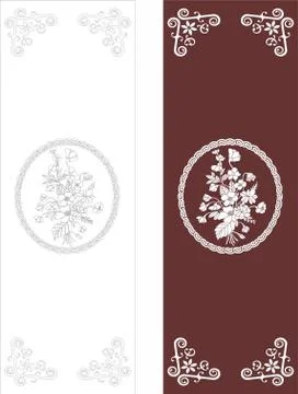 Door Laser cut cnc panel design for metal, wooden room divider. Stock Illustration