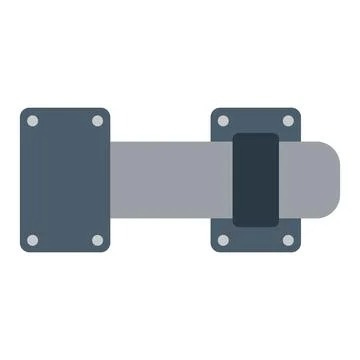 Door latch clip art vector illustration Stock Illustration