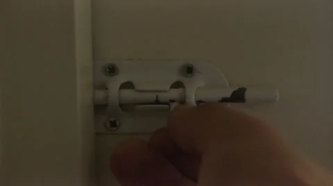 Door Latch opens Stock Footage 55334172