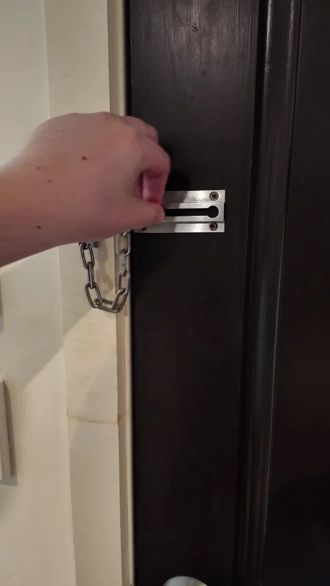 Door Latch for Safety Stock Footage 280630907