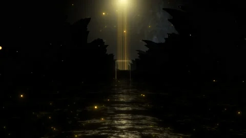 Door in Light Abstract Stock Footage 232757629