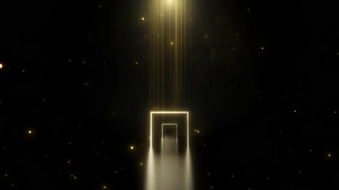 Door in Light Abstract Line Stock Footage 232759798