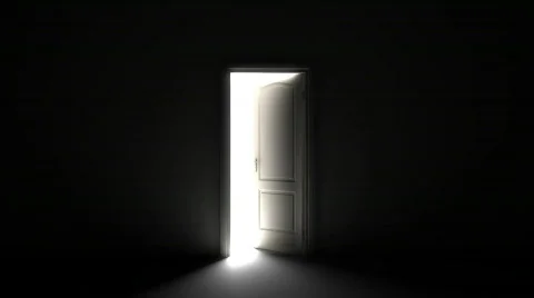 Door to the light Stock Footage 538983