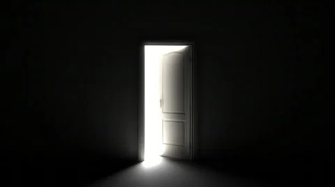Door to the light Stock Footage 539023