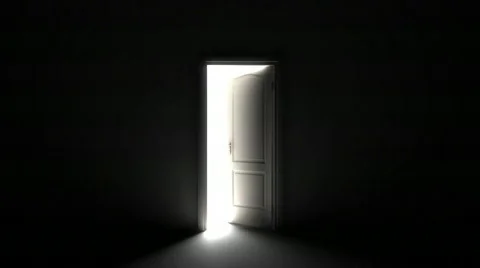 Door to the light Stock Footage