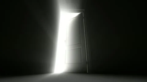 Door to the light Stock Footage 22461051