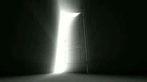 Door to the light Stock Footage 22461116