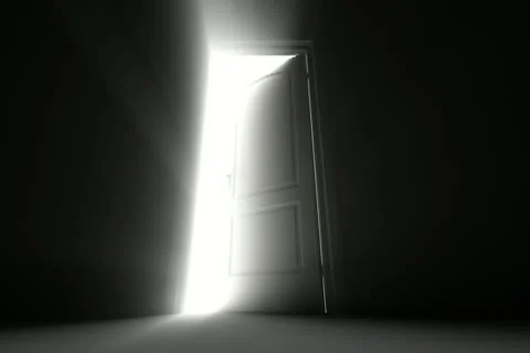 Door to the light Stock Footage 22461194