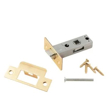 Door lock assembly on White Background Stock Photos
