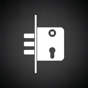 Door lock icon Stock Illustration