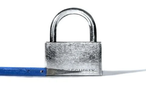 Door lock with master keys Stock Photos