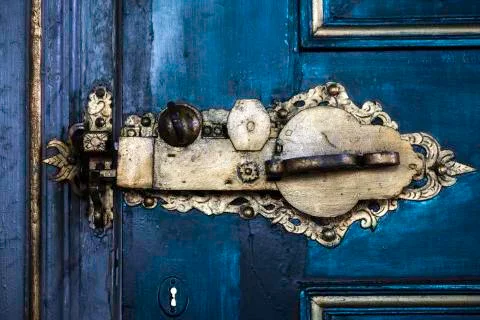 Door lock Stock-Fotos