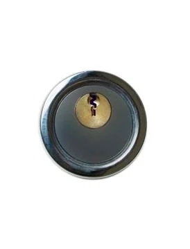 Door lock on white background Stock Photos