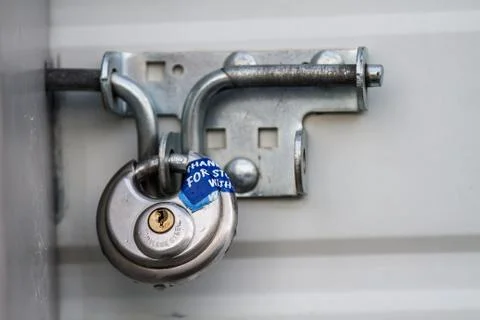 Door locked Stock Photos