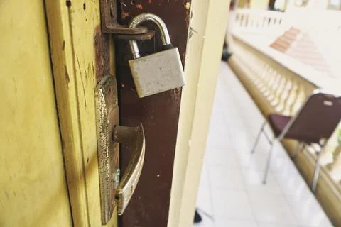 Door locks Foto stock