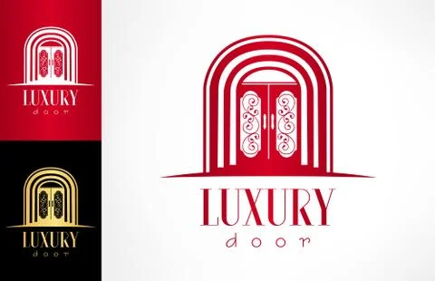Door logo Stock Illustration